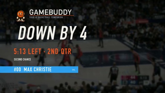 GameBuddy basketball companion demo video opening frame